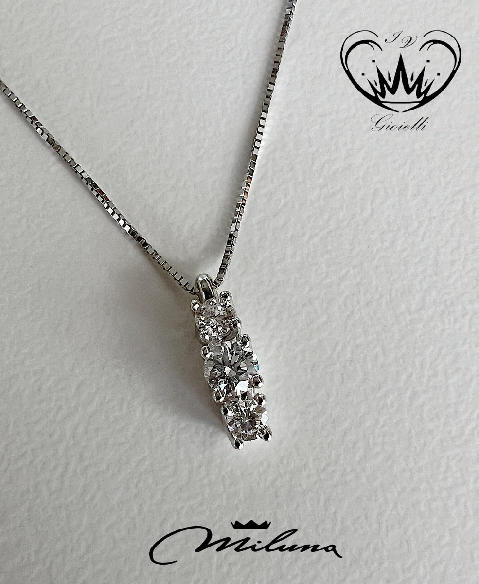 Miluna Prezzo Girocollo Punto Luce Miluna Collana Diamante Carato