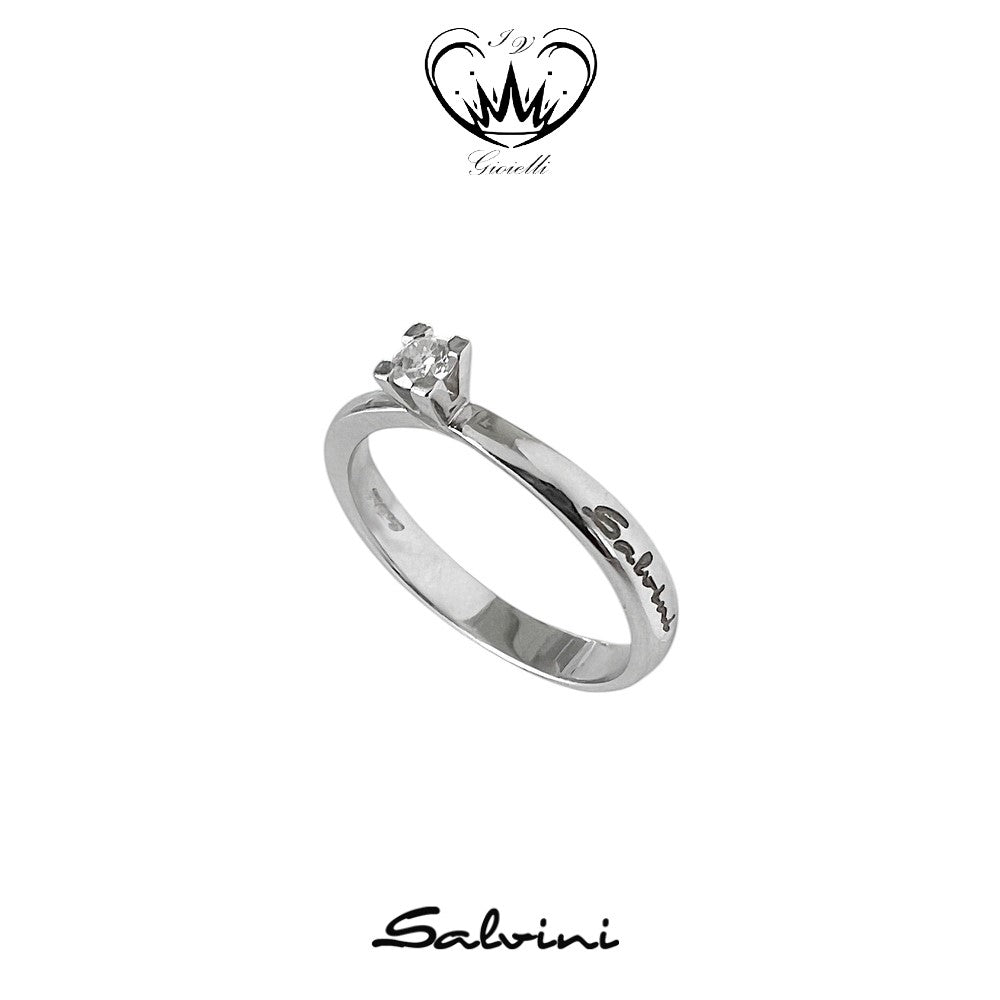 ANELLO SOLITARIO SALVINI ct. 0,10 ref.020011372