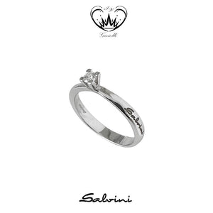 ANELLO SOLITARIO SALVINI ct. 0,10 ref.020011372