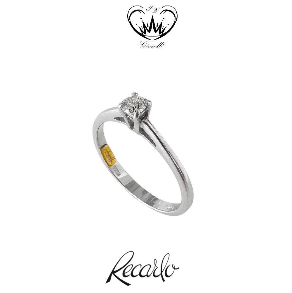 ANELLO SOLITARIO RE CARLO ct. 0,16 ref. 02011010