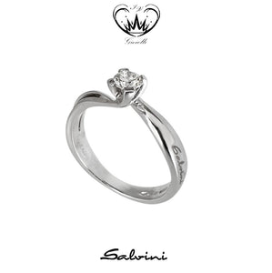 ANELLO SOLITARIO SALVINI ct. 0,27 ref.02201010