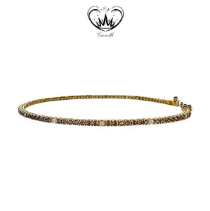 BRACCIALE TENNIS CON TOPAZIO CITRINO GIOIELLI IV  ref.04691010