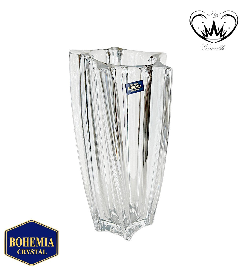 VASO CRYSTALITE BOHEMIA SERIE YOKO  h CM 25  ref. 11121010