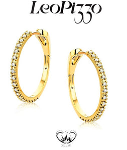 ORECCHINI LEO PIZZO CERCHIO ref.137947