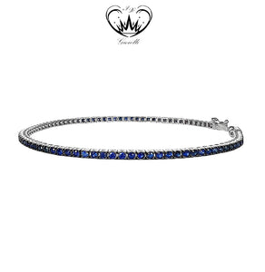BRACCIALE TENNIS GIOIELLI IV CON ZAFFIRI BLU ct. 2,05 ref. 15501010