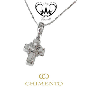 COLLANA CHIMENTO ORO 18kt ct 0,03 ref.1G01994ZB4450