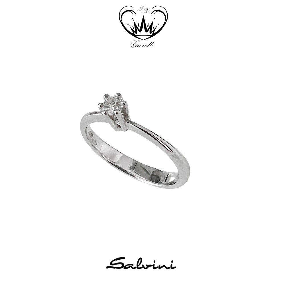 ANELLO SOLITARIO SALVINI ct. 0,12 ref.20011291