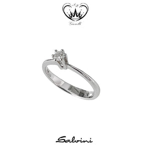ANELLO SOLITARIO SALVINI ct. 0,12 ref.20011291