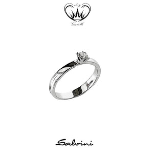 ANELLO SOLITARIO SALVINI ct. 0,16 ref. 20011361