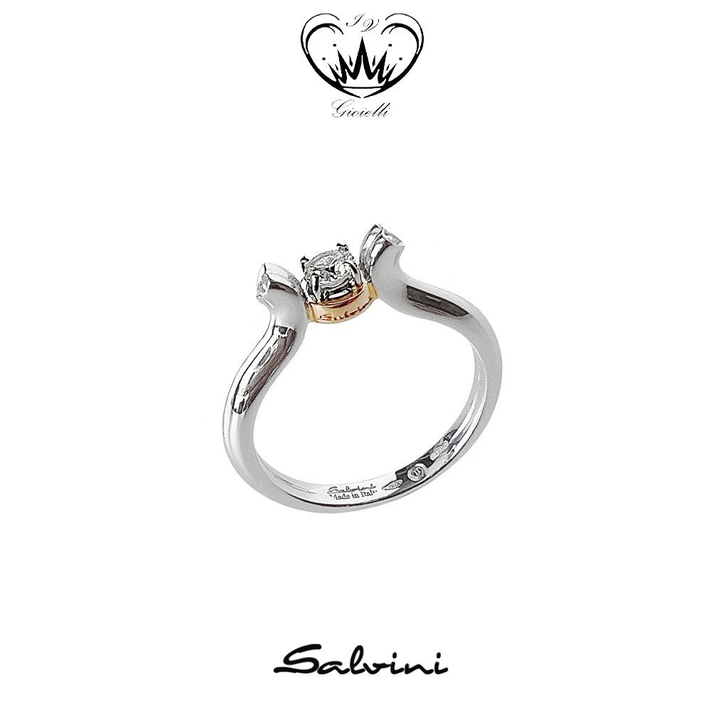 ANELLO SOLITARIO SALVINI ct. 0,16 ref.20026393