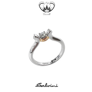 ANELLO SOLITARIO SALVINI ct. 0,16 ref.20026393