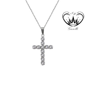 COLLANA CON CROCE GIOIELLI IV ct. 1,10 ref. 22041010