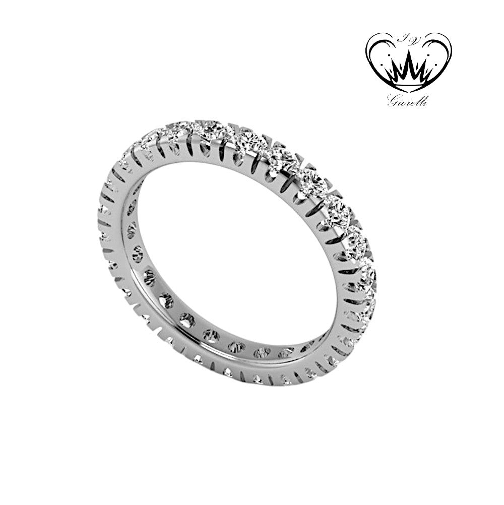 ANELLO VERETTA GIRO COMPLETO GIOIELLI IV  ct. 1,10  ref. 22251010