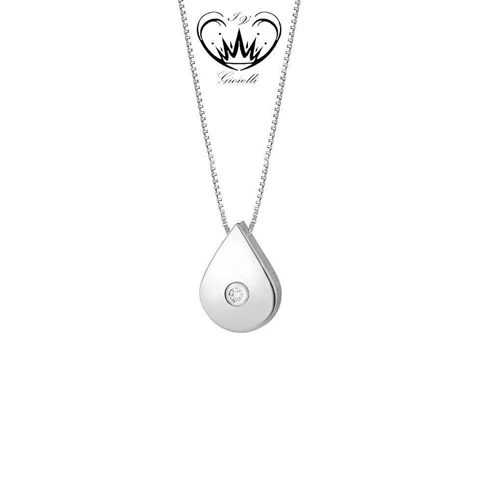 COLLANA PUNTO LUCE GOCCIA IV GIOIELLI ct. 0,03 ref. 22671010
