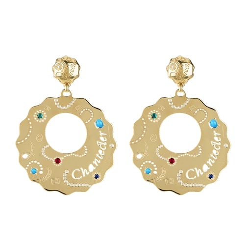 ORECCHINI CHANTECLER ORO G 9KT ref. 30374