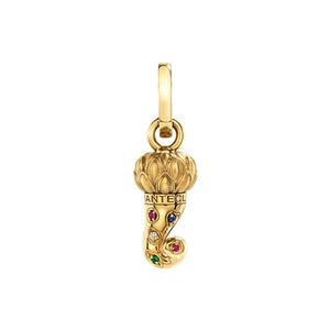 CIONDOLO CORNO CHANTECLER ORO G 9KT ref. 43705