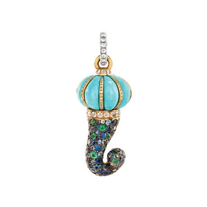 CIONDOLO CORNO CHANTECLER ORO G 18KT ref.43769