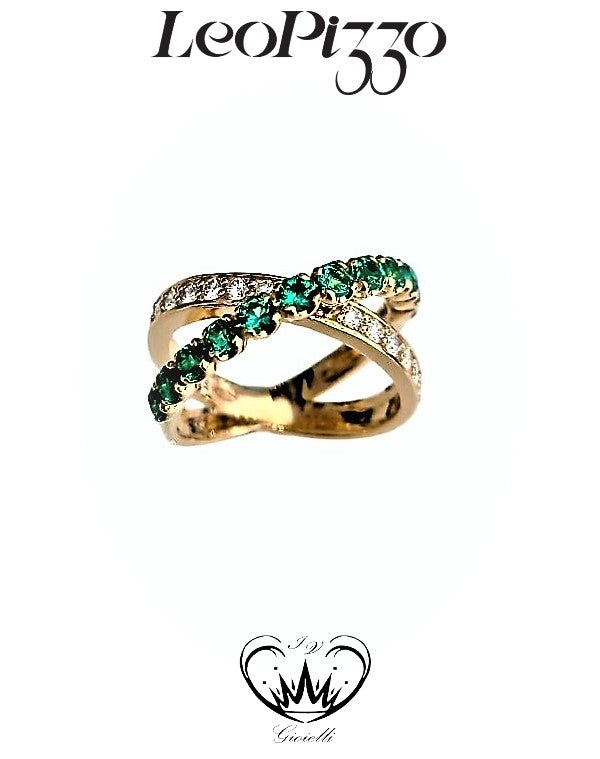 ANELLO LEO PIZZO INCROCIO ref.468148