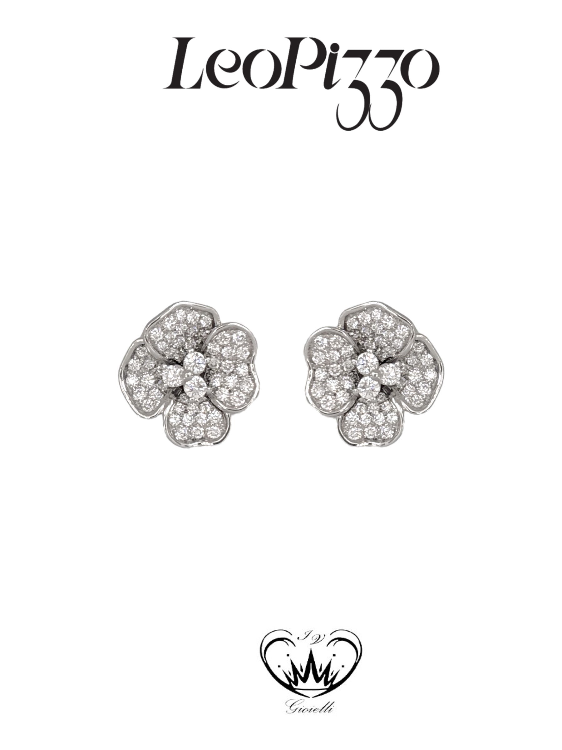 ORECCHINI LEO PIZZO FLORA ref. 486024