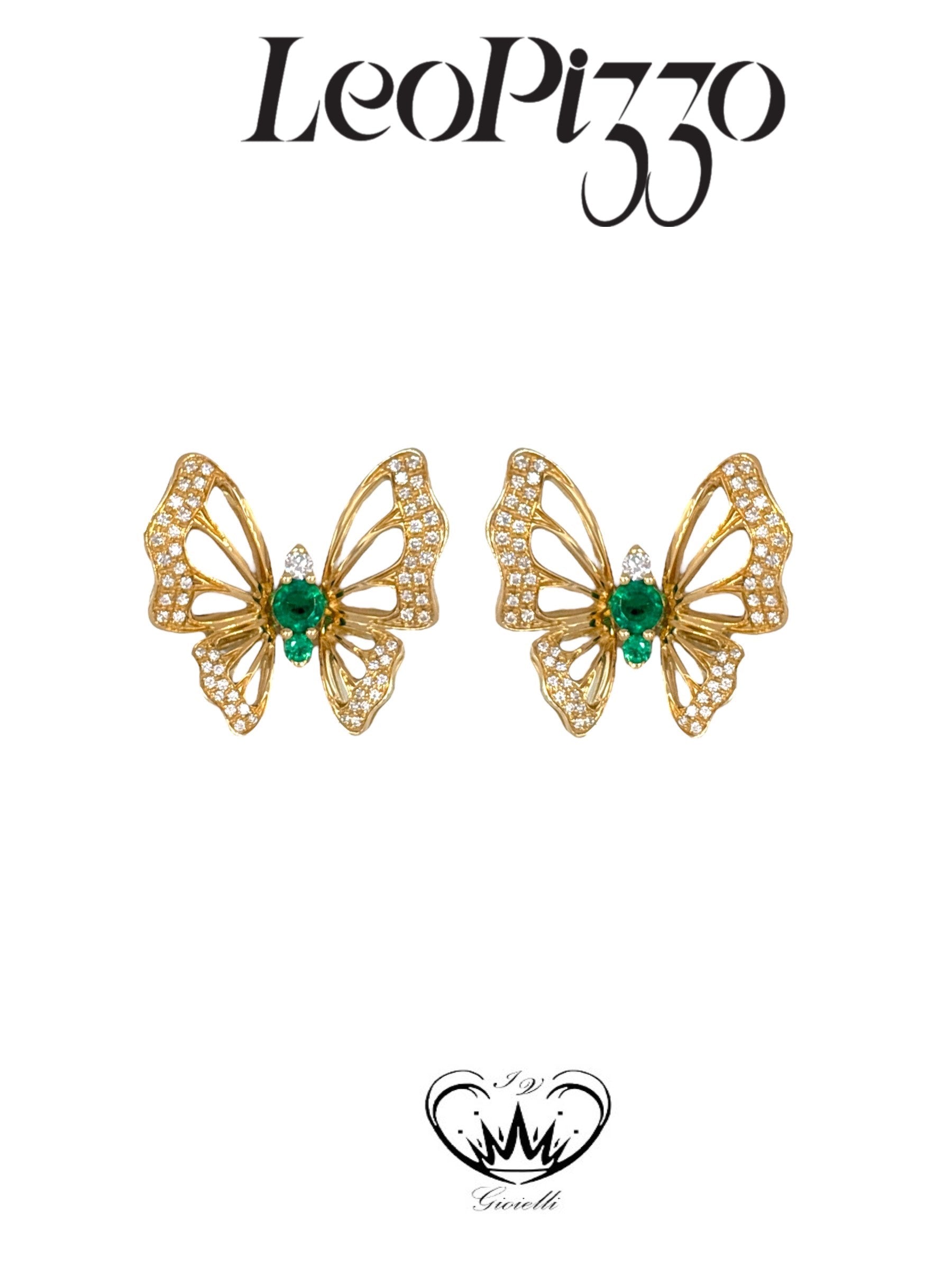 ORECCHINI LEO PIZZO FARFALLE ref. 490124