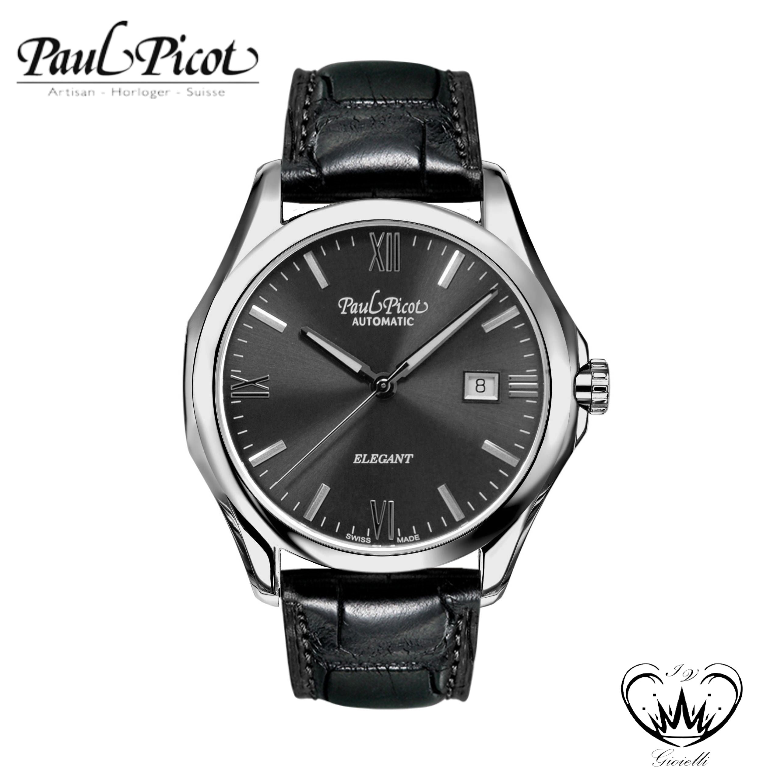 OROLOGIO PAUL PICOT ELEGANT AUTO ref. 9253SG