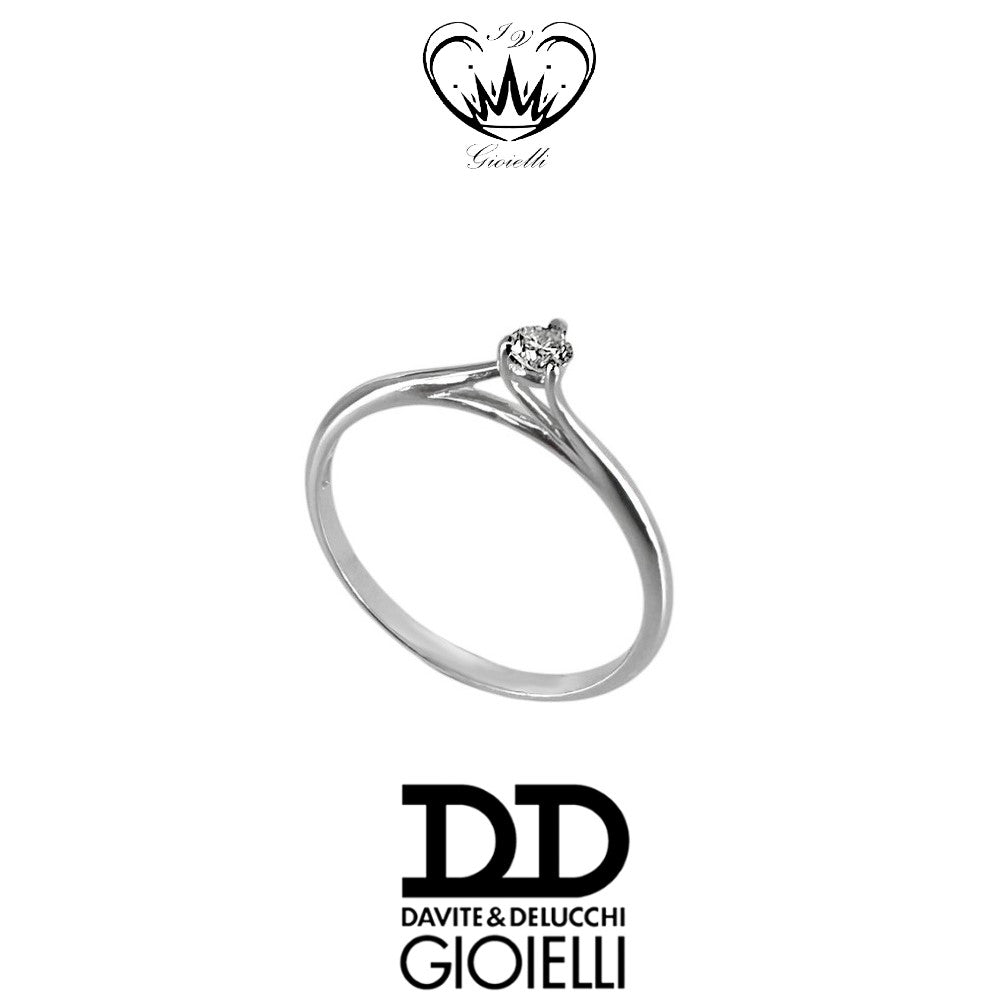 ANELLO SOLITARIO DD GIOIELLI ct. 0,08 ref. AA00305008S
