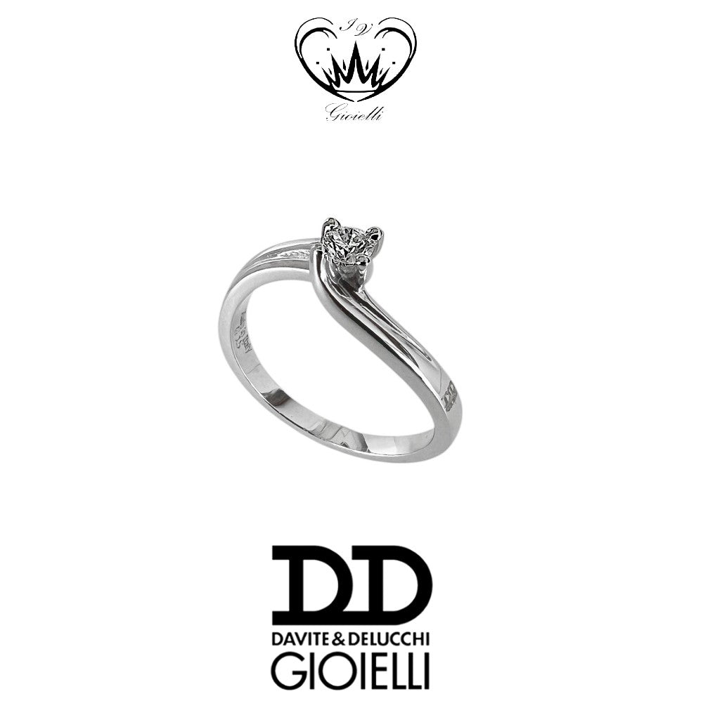 ANELLO SOLITARIO DD GIOIELLI ct. 0,15  ref. AA00324115S