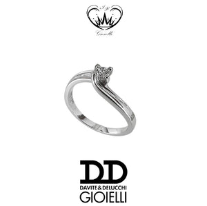ANELLO SOLITARIO DD GIOIELLI ct. 0,15  ref. AA00324115S