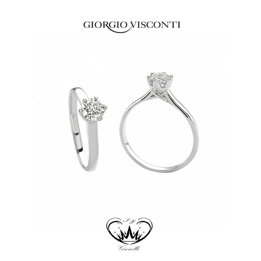 ANELLO SOLITARIO GIORGIO VISCONTI  ref. AB15556F