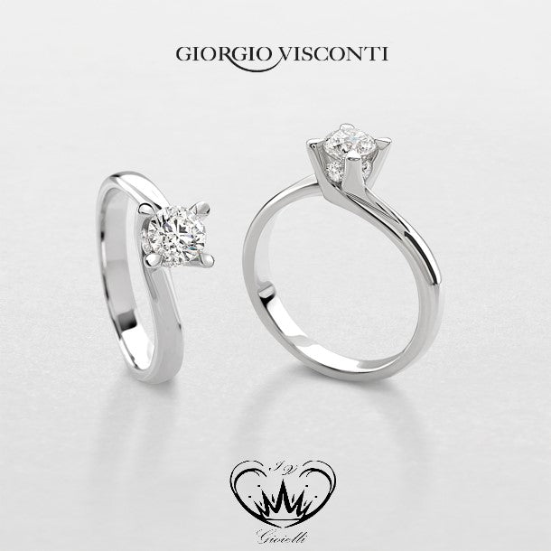 ANELLO SOLITARIO GIORGIO VISCONTI  ref. AB16295A