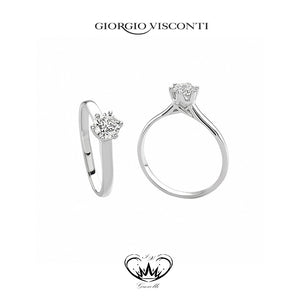 ANELLO SOLITARIO GIORGIO VISCONTI  ref. AB16638D