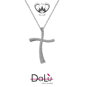COLLANA CON CROCE DALU’ ct. 0,28 ref. ALX3343M2CRQ9