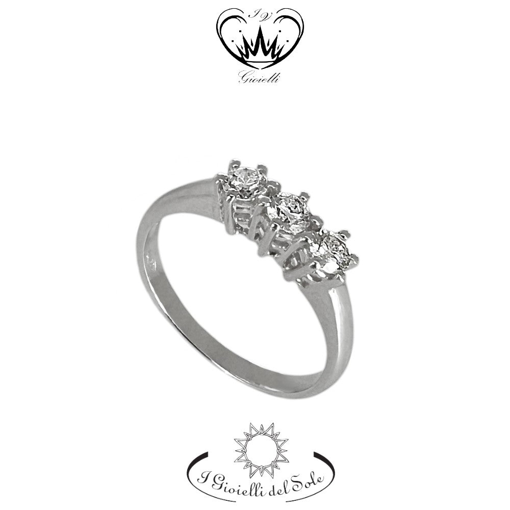 ANELLO TRILOGY I GIOIELLI DEL SOLE ct. 0,50  ref. ANF123