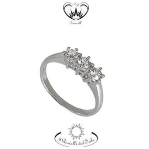 ANELLO TRILOGY I GIOIELLI DEL SOLE ct. 0,50  ref. ANF123