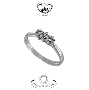 ANELLO TRILOGY I GIOIELLI DEL SOLE ct. 0,15  ref. ANT1-015