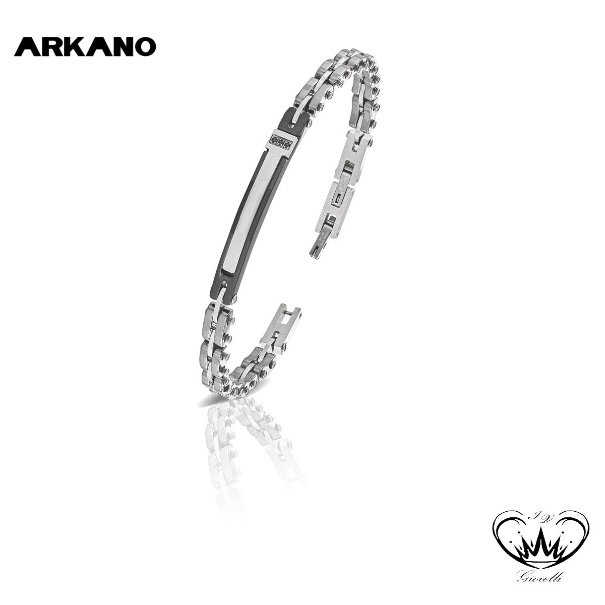 BRACCIALE ARKANO ACCIAIO 316/L ref.BAC135N