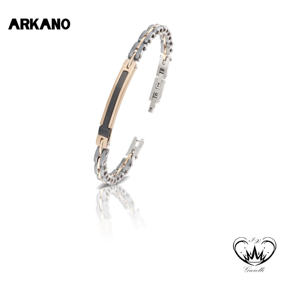 BRACCIALE ARKANO ACCIAIO 316/L ref.BAC135R