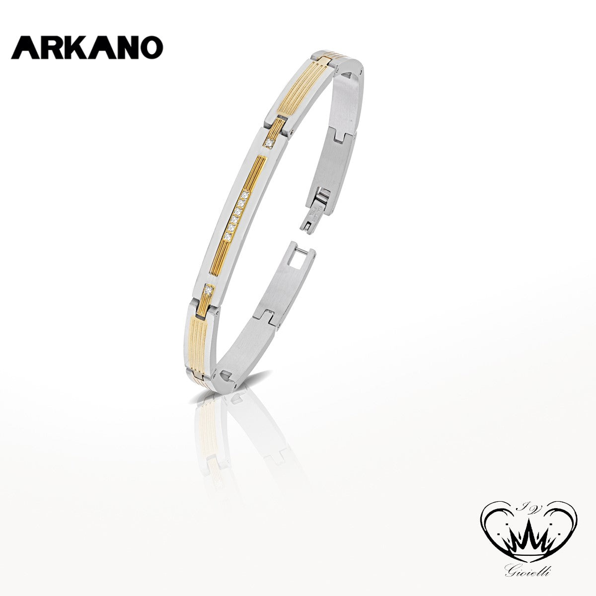 BRACCIALE ARKANO ACCIAIO 316/L ref.BAC142G