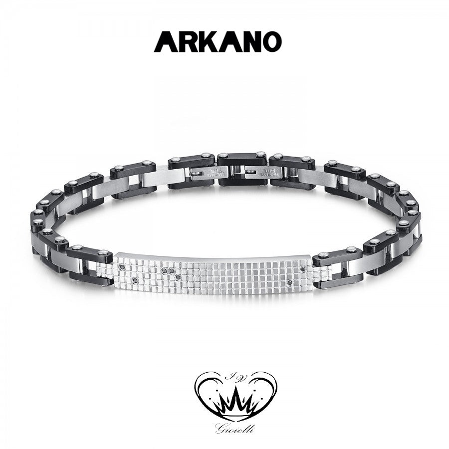 BRACCIALE ARKANO ACCIAIO 316/L ref.BAC71B