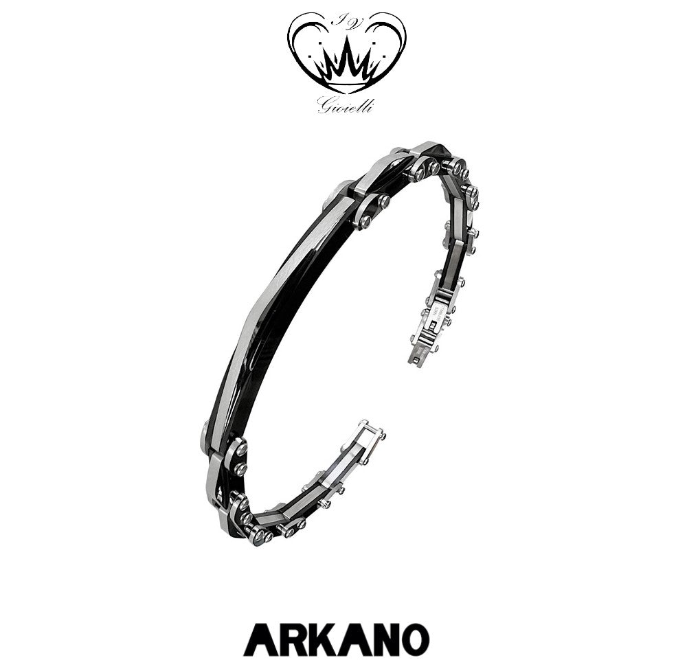 BRACCIALE ARKANO ACCIAIO 316/L ref.BAC82N