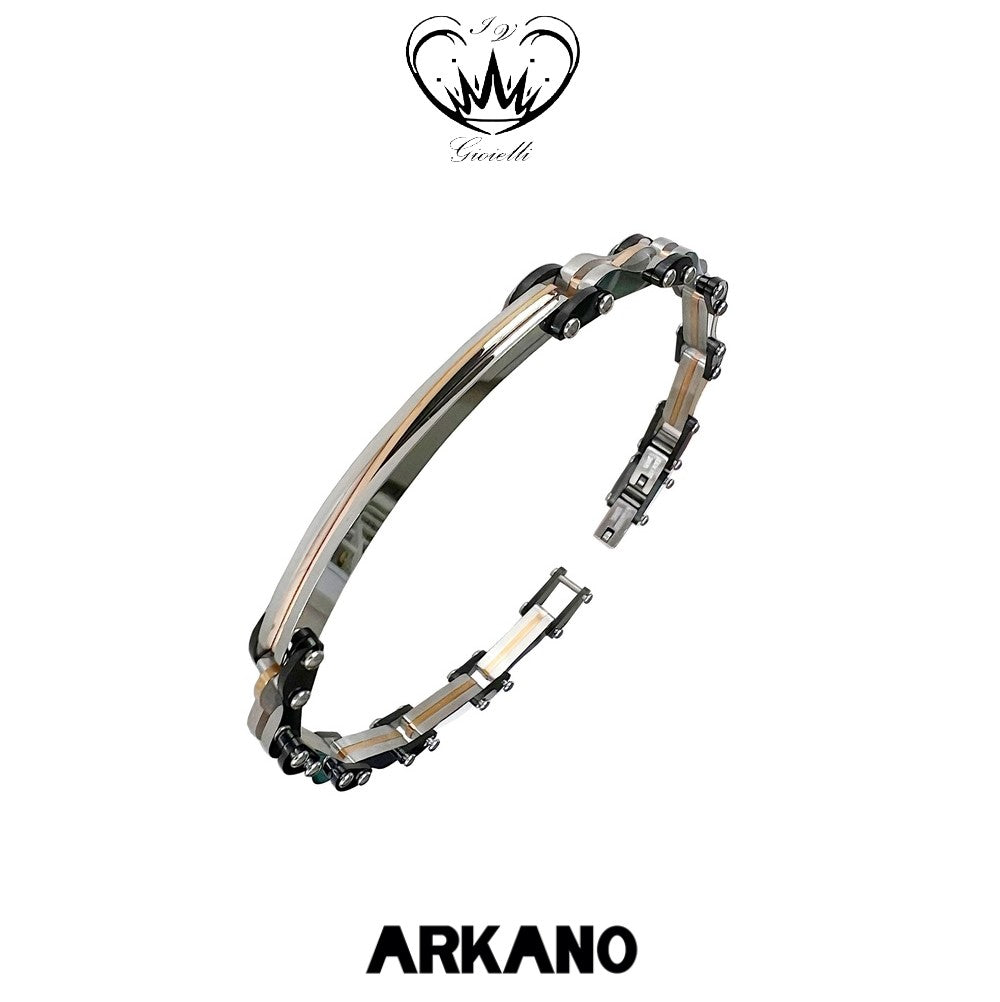 BRACCIALE ARKANO ACCIAIO 316/L ref.BAC84BR