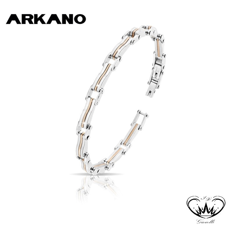 BRACCIALE ARKANO ACCIAIO 316/L ref.BAC89BR