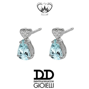 ORECCHINI CON ACQUA MARINA D&D GIOIELLI  ref. BAM000202