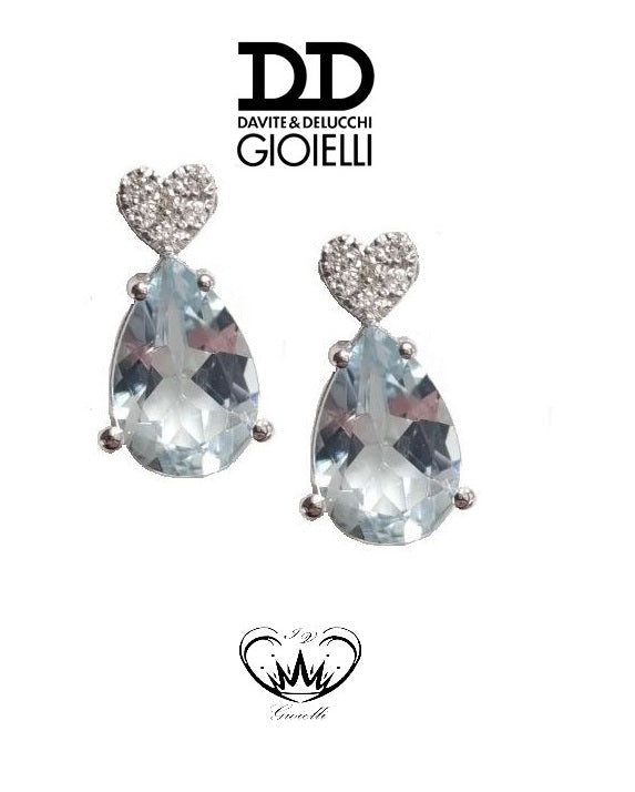 ORECCHINI ACQUAMARINA DD GIOIELLI  ref. BAM000204