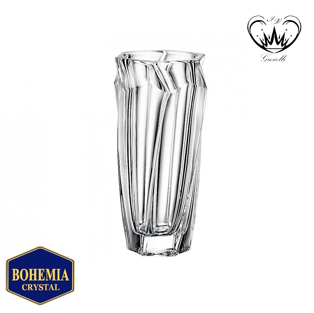 VASO CRISTALLO BOHEMIA MACAO h 30 CM ref. BC043276
