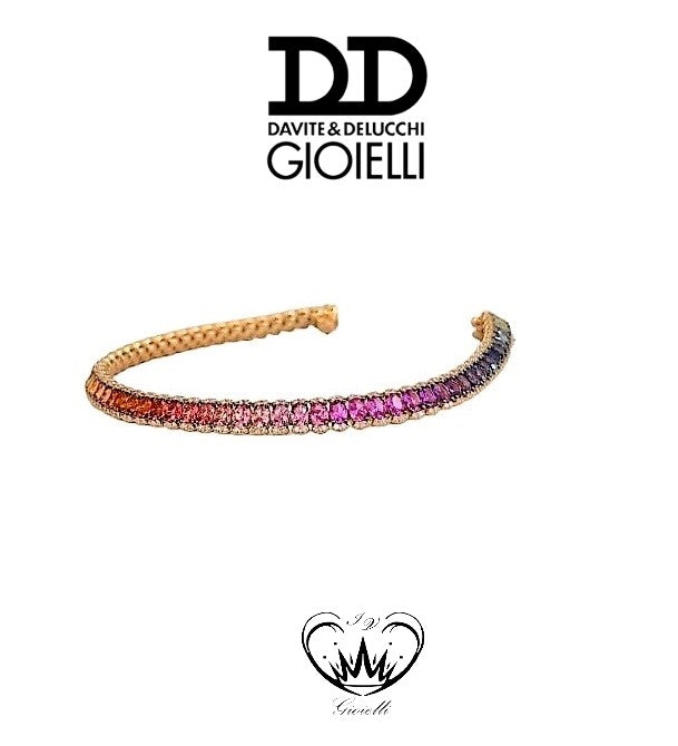 BRACCIALE TENNIS DD GIOIELLI DB RW ref. BR002410ML3