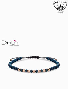 BRACCIALE CORDA DALU  ref.BR1212EM8BLU