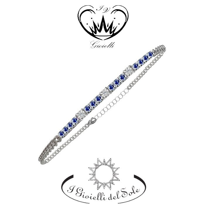 BRACCIALE MEZZO TENNIS I GIOIELLI DEL SOLE ref. BRF41ZB-070
