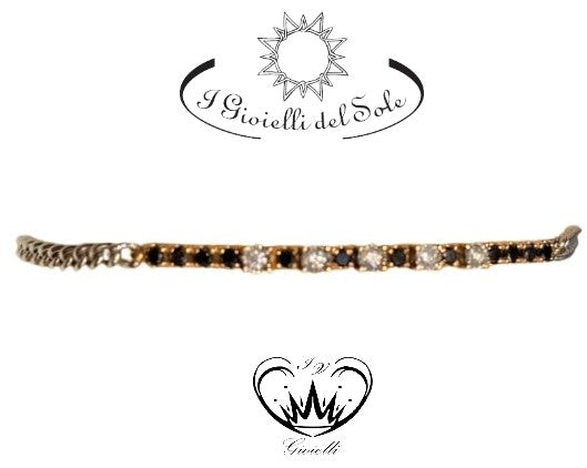 BRACCIALE MEZZO TENNIS I GIOIELLI DEL SOLE ref. BRF42NB-060
