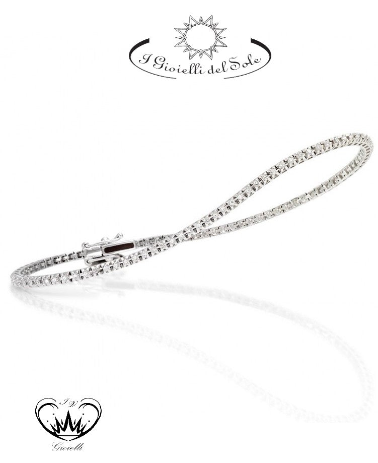 BRACCIALE TENNIS I GIOIELLI DEL SOLE ORO 18KT ref. BRV035-19